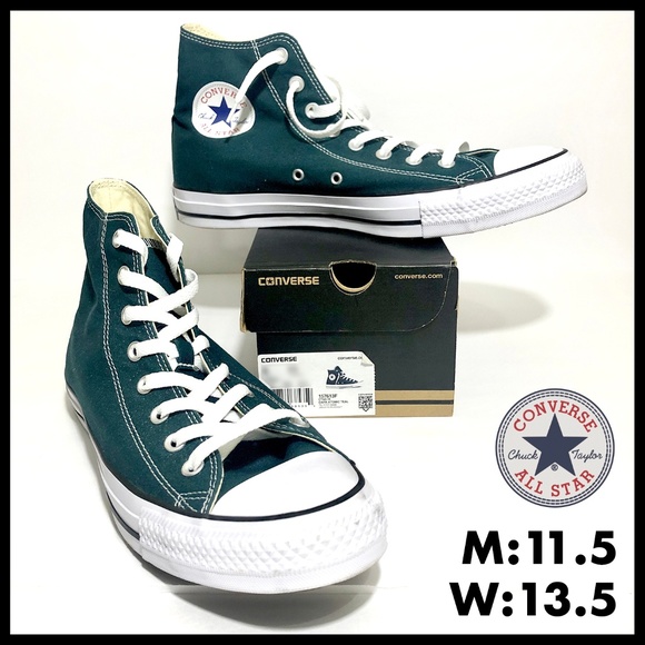 dark atomic teal converse